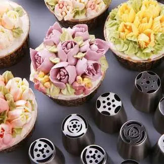Flower Spray Nozzle Set – Effortless Cake Decoration