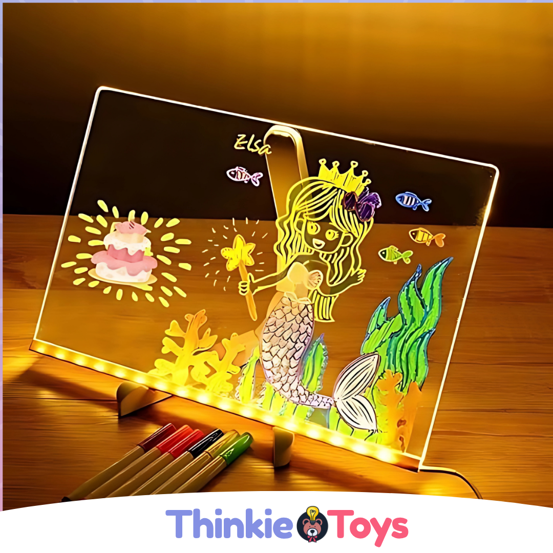 IllumiWrite LED Sign Board – Reusable Light Board for Creative Minds