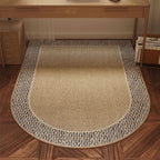 Transparent floor protection mat for hard floors
