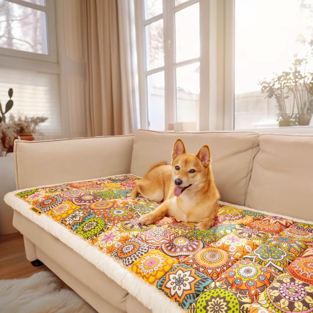Elegant sofa protection with a natural touch