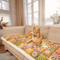 Elegant sofa protection with a natural touch