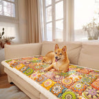 Elegant sofa protection with a natural touch