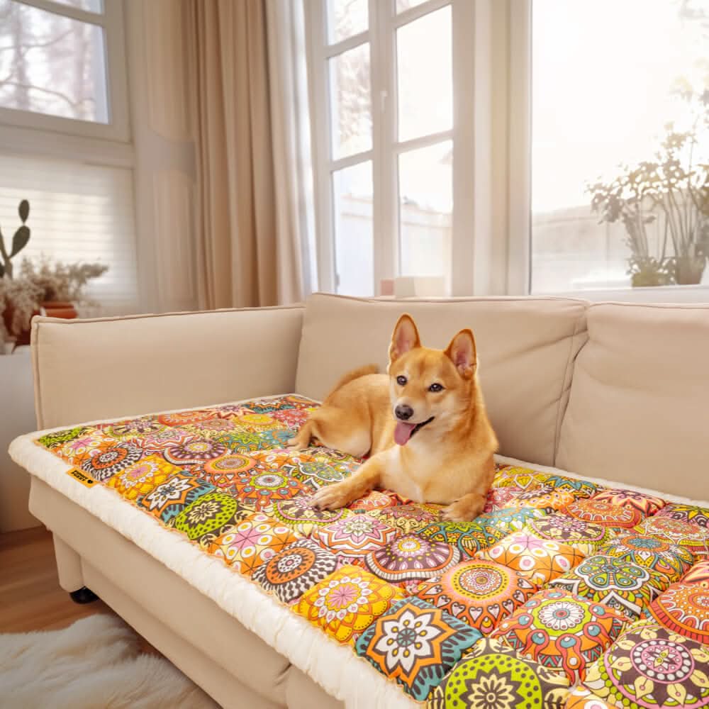 Stylish Sofa Protector with Natural Elegance