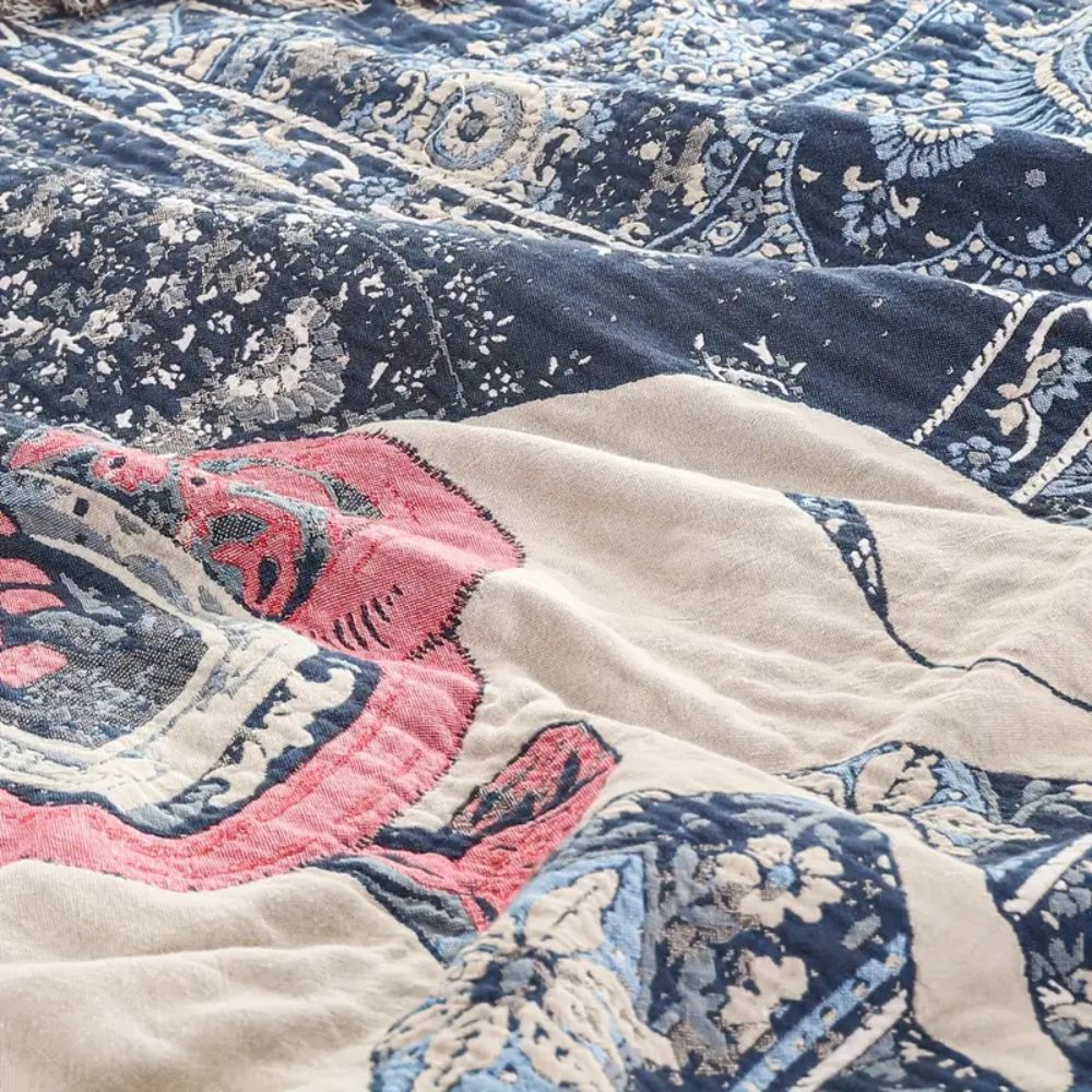 Bohemian Inspired Horse Print Blanket
