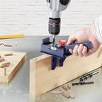 Drill and Anchor Aid – Precise Connections for E-, L-, T- & Miter Joints