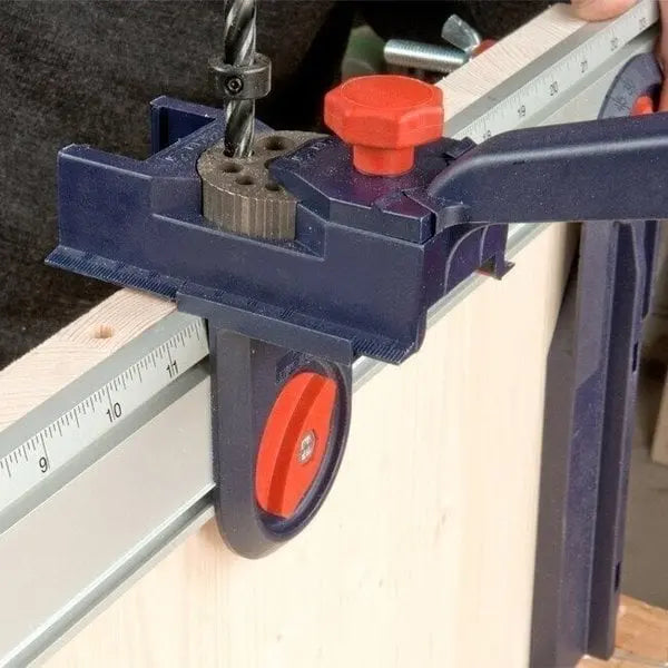 Drill and Anchor Aid – Precise Connections for E-, L-, T- & Miter Joints