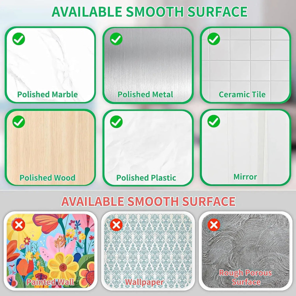 Drill-free suction hooks – Strong, reusable & damage-free