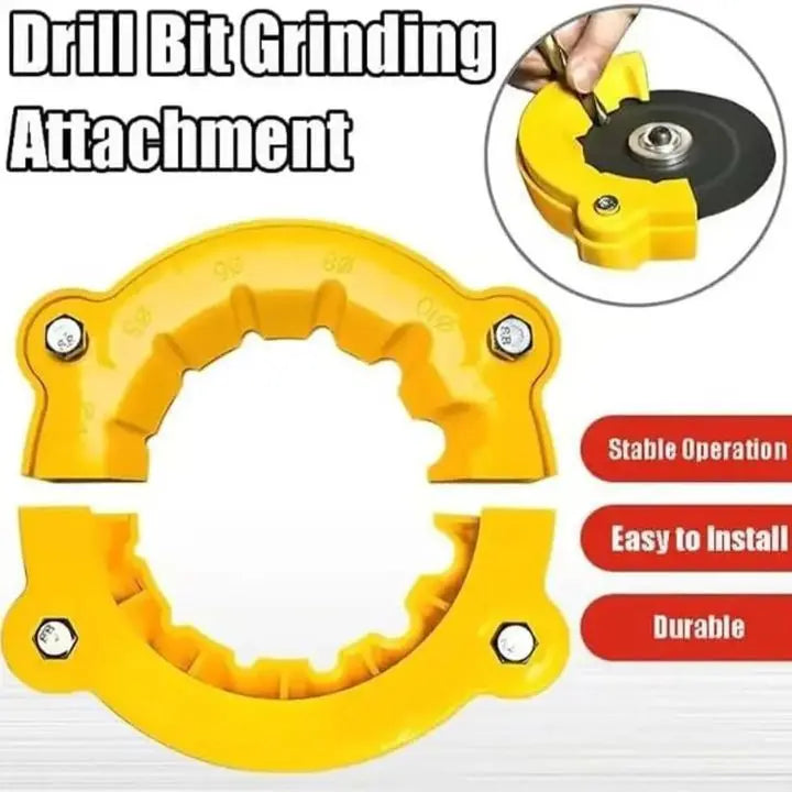 Drill sharpener attachment – Precision grinding tool