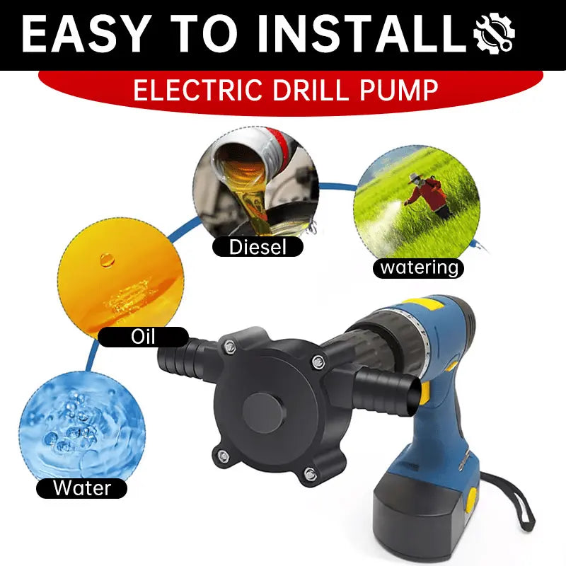 Drill Attachment Pump – Turns your drill into a pump
