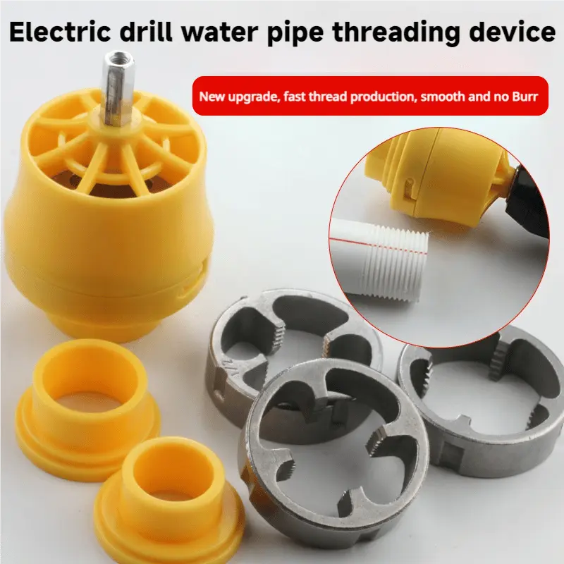 Drill attachment for thread cutting – Suitable for PVC & water pipes
