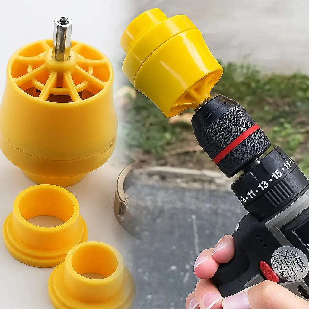 Drill attachment for thread cutting – Suitable for PVC & water pipes