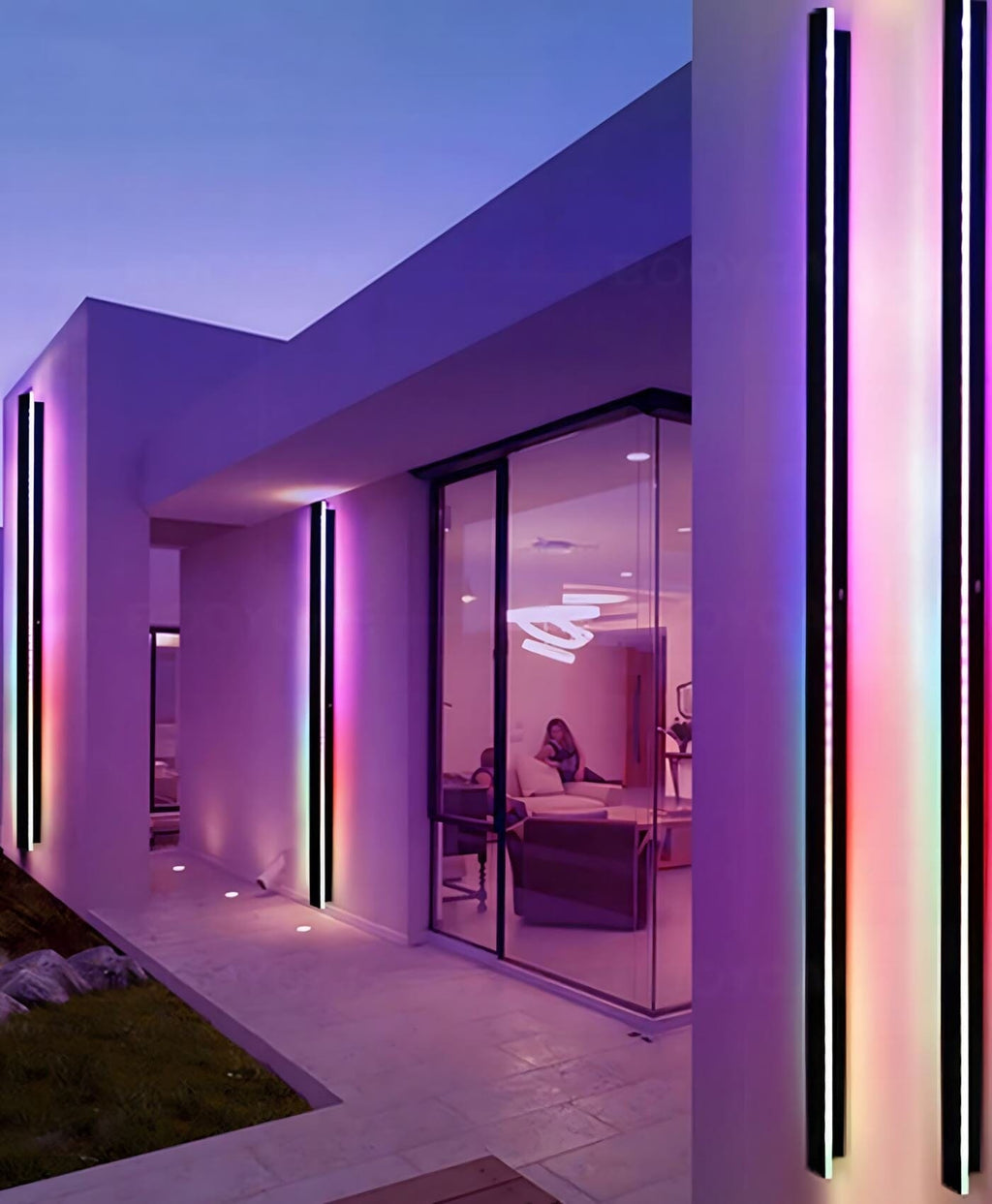 Modern Wall Lighting with Multiple Colors