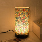 Botanical Floral Fabric Lighting Table Lamp