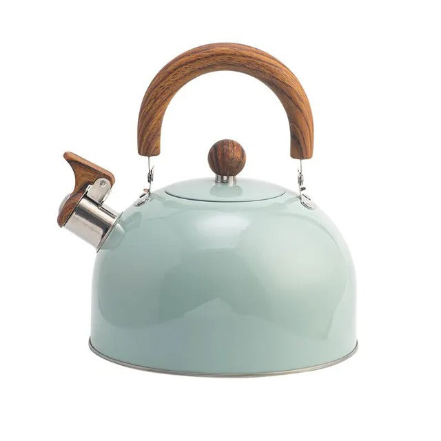 Stainless Steel Whistling Kettle Cooking Time – 2.5L or 3L with Sound Signal