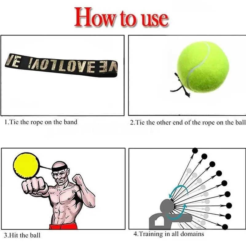 Box Reflex Ball with Headband – Reaction & Coordination Training for Home