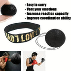 Boxing Headband with Reflex Ball for Increased Reaction Power
