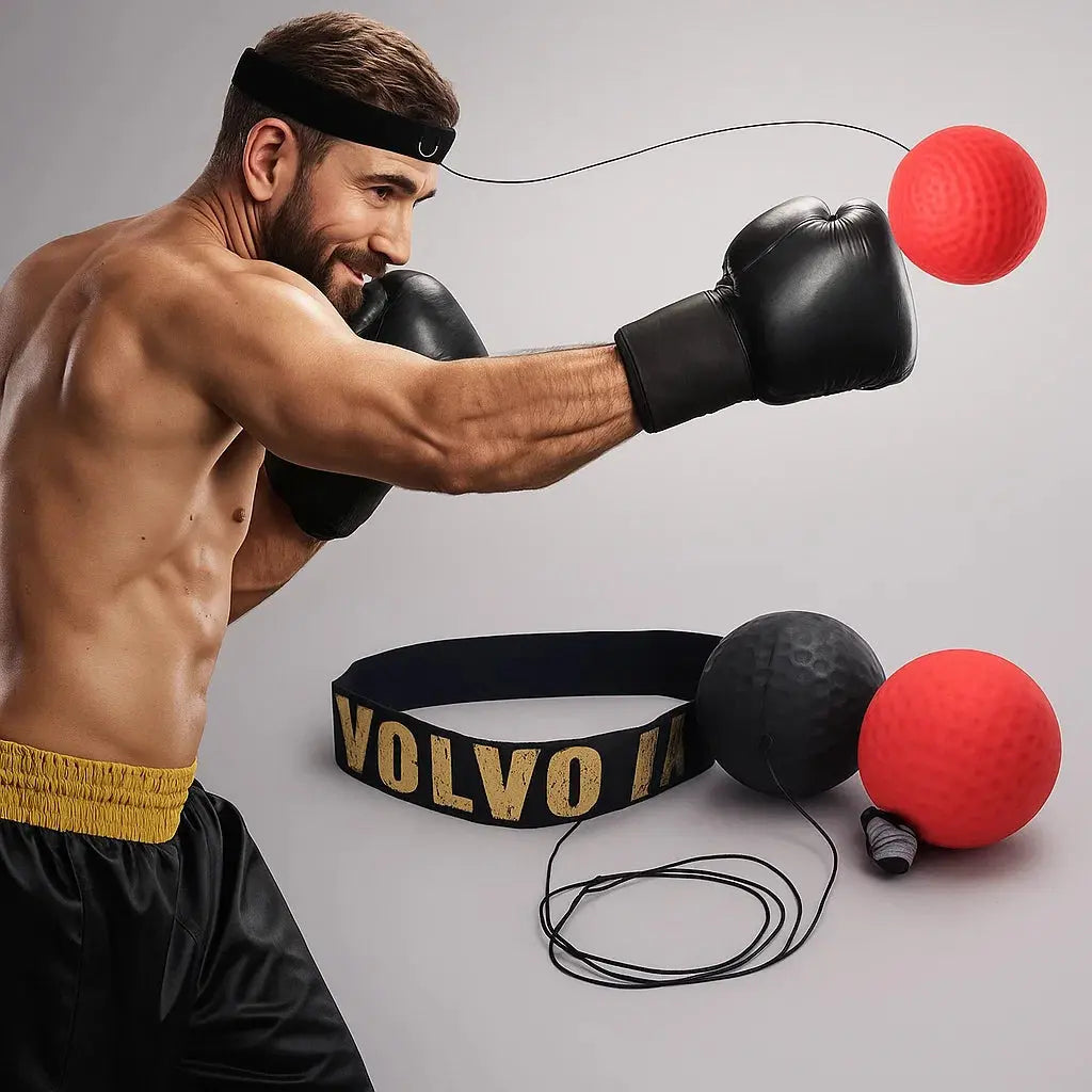 Boxing Headband with Reflex Ball for Increased Reaction Power