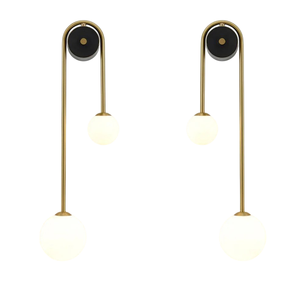 Wall lamp with Arch-shaped Design