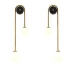 Wall lamp with Arch-shaped Design