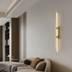 LuxeAura – Opulent Gold Wall Light for Elegant Spaces