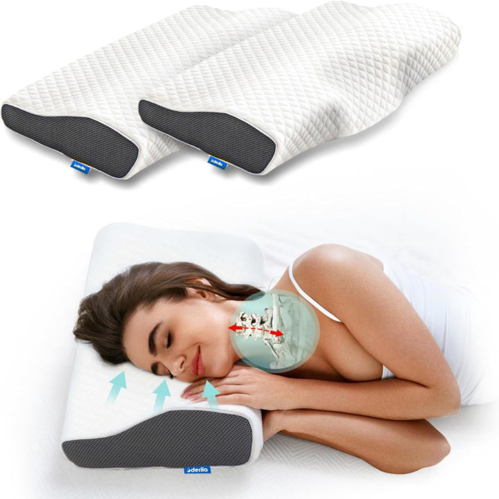 BreatheEase Neck Pillow | Orthopedic Anti-Snoring Pillow