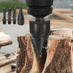 Firewood Drill Bit Set – Split wood easily with the cordless drill