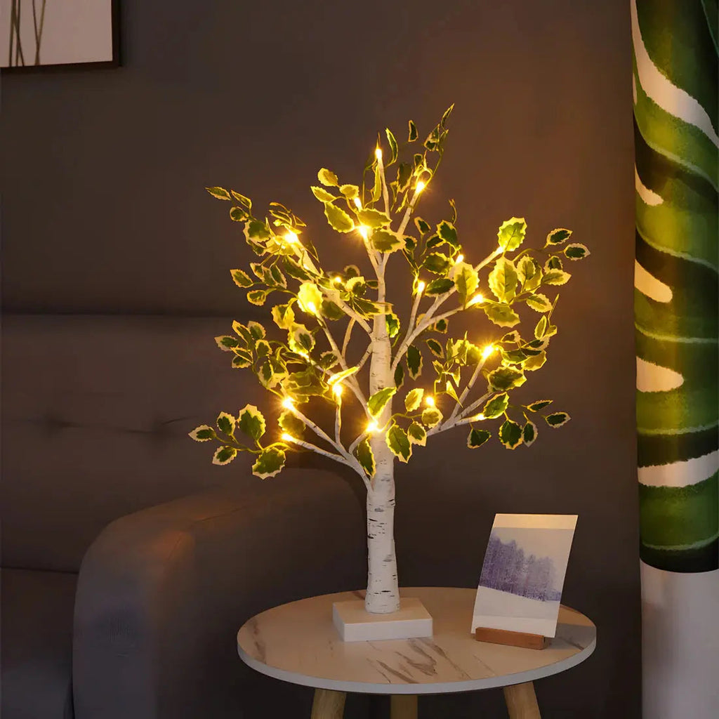 Magical BrightTree Table Lamp – Elegant Tree Design with Warm LED Light