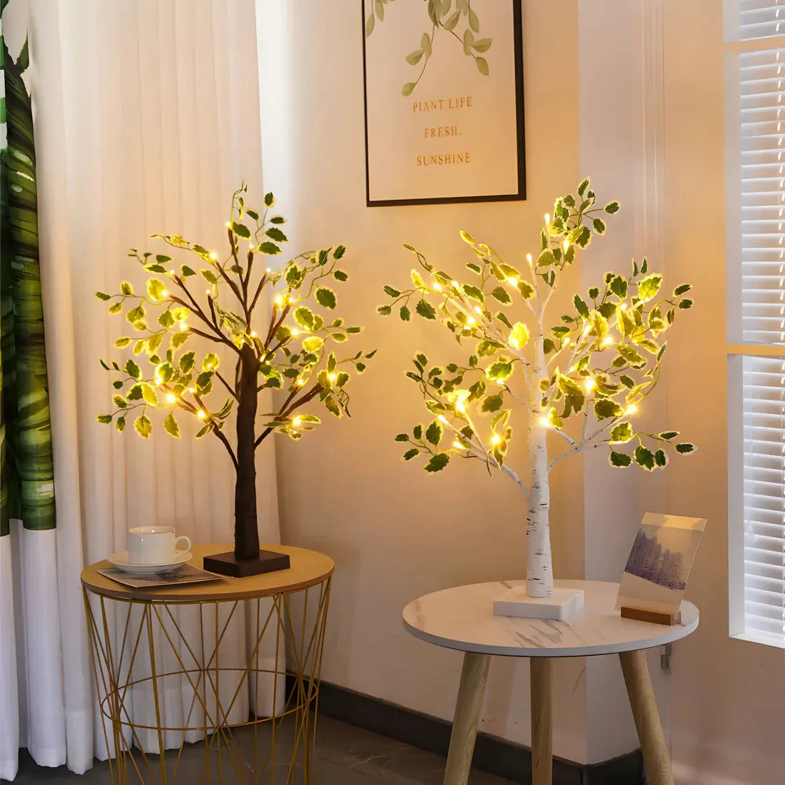 Magical BrightTree Table Lamp – Elegant Tree Design with Warm LED Light