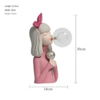 BubbleFairies Table Lamp – Enchanting Quartet Cartoon Girl Figurine Light
