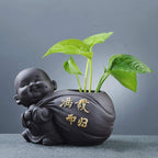 Buddha-Monk-Flowerpot