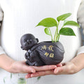Buddha-Monk-Flowerpot