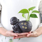 Buddha-Monk-Flowerpot
