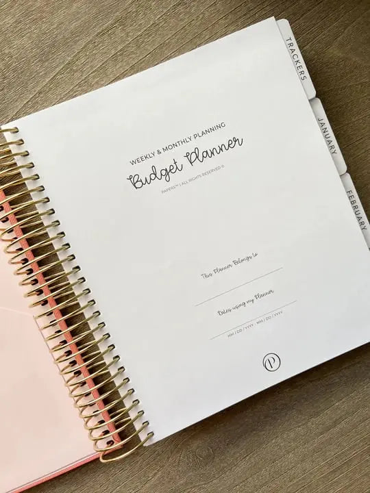 Budget planner 2025 – For more overview, savings goals & peace of mind