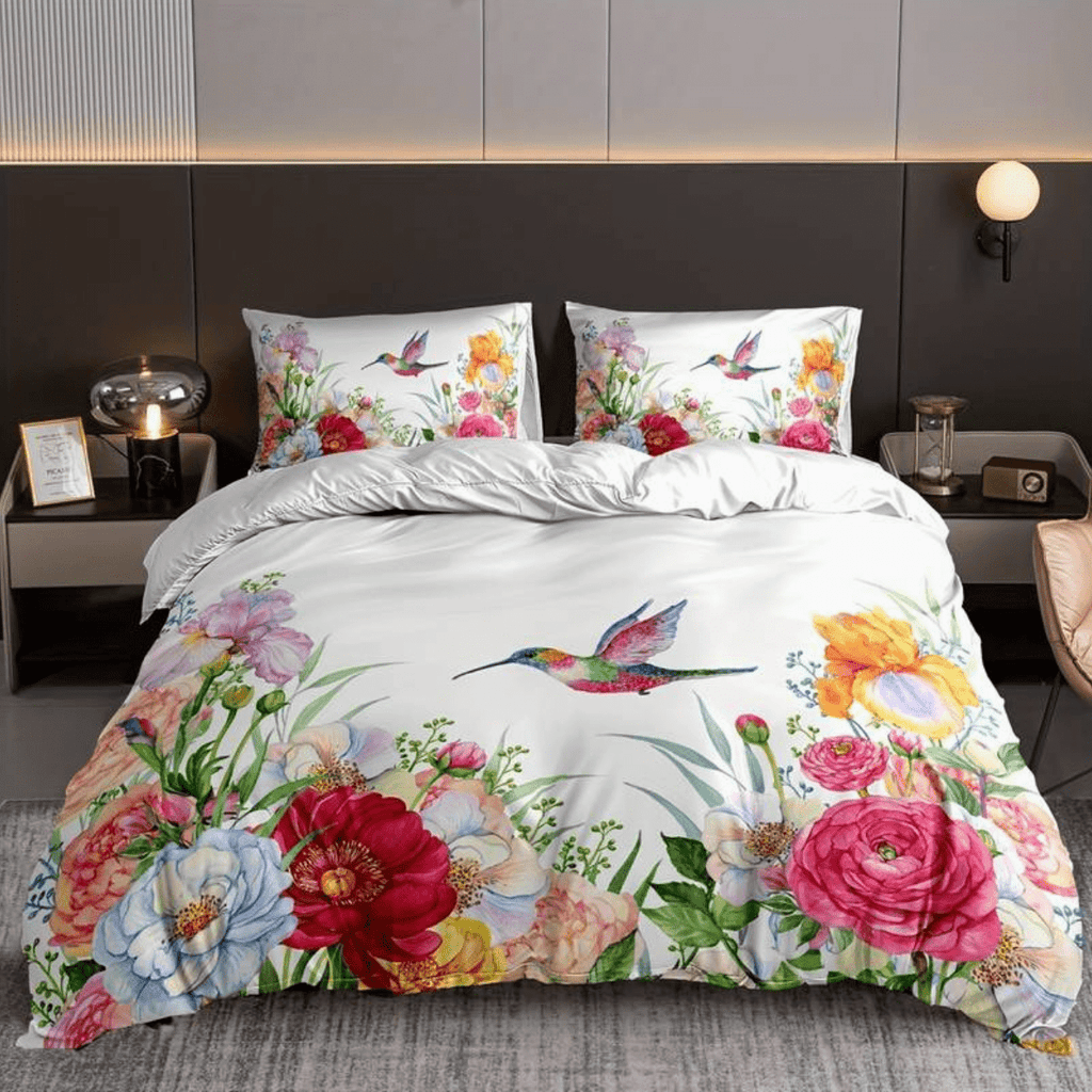 Colorful Duvet Cover | Comfortable Bed Linen Set 140x200 cm