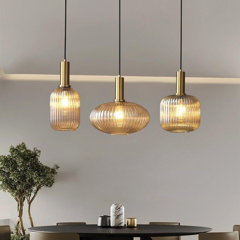 Stained Glass Pendant Lamp | Vintage Pendant Light Dining Room