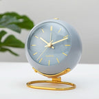 Retro Analog Alarm Clock with Silent Movement