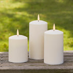 TruGlow LED Outdoor Candle Trio with Remote Control