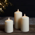 TruGlow LED Outdoor Candle Trio with Remote Control