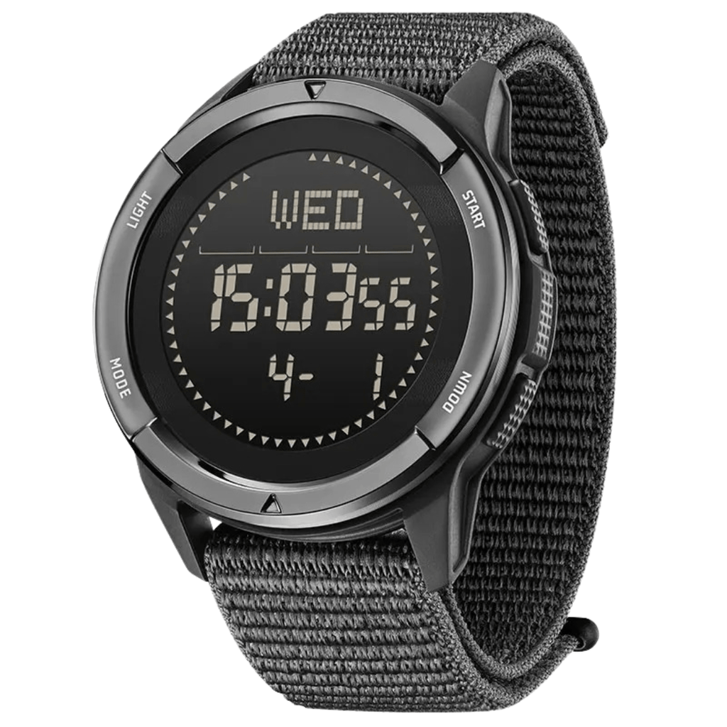 Sports watch with carbon design for adventure