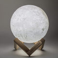 Moon Lamp Wooden Base 3D Table Light