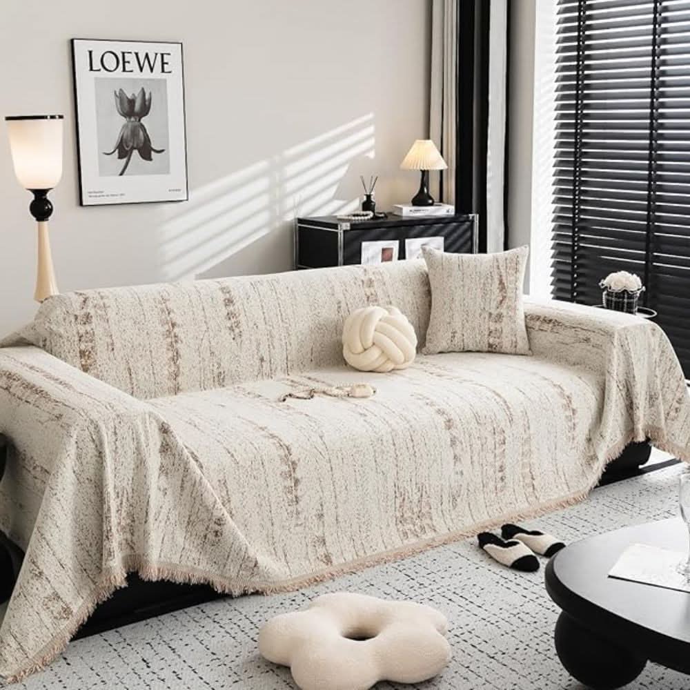 Stylish Chenille Sofa Cover for Effortless Style