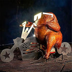 stainless steel chicken rack for juicy grilling pleasure
