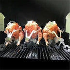stainless steel chicken rack for juicy grilling pleasure
