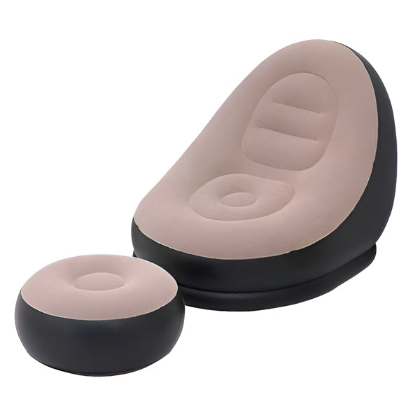 RelaxSeat Inflatable Lounge Chair with Footrest – Indoor & Outdoor Comfort