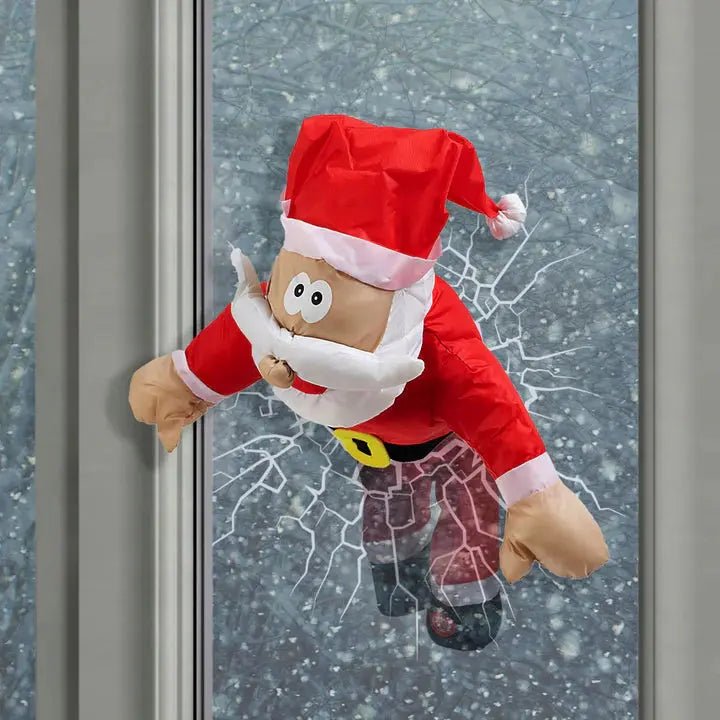 Christmas window scene with sound motion activation