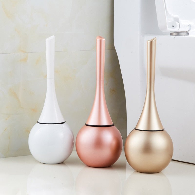 Stylish toilet brush with innovative cleaning head