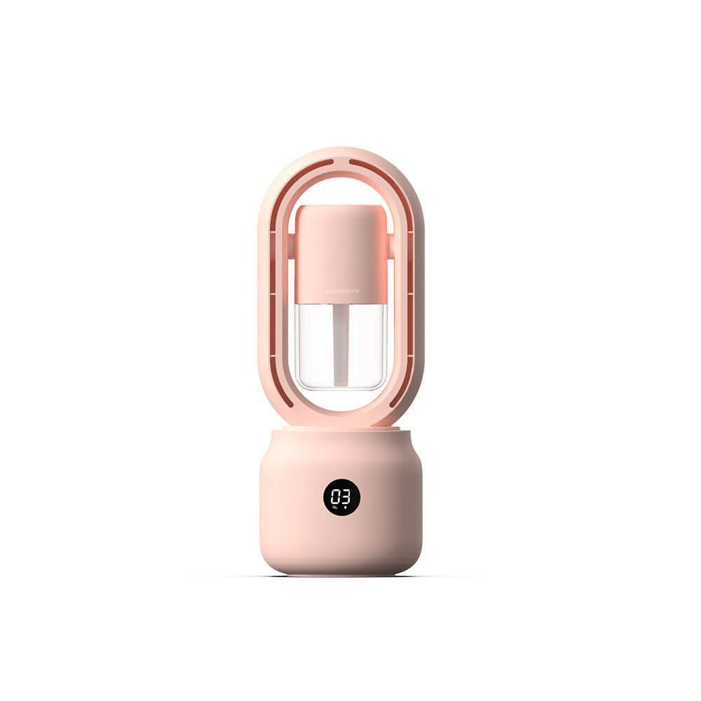 Portable fan without blades with humidifier & nightlight