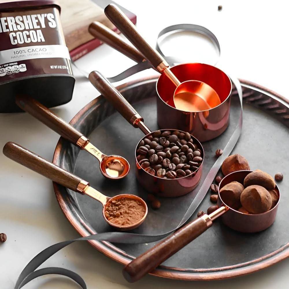 Modern copper-coated measuring set