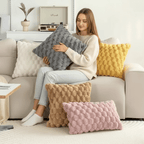 Marshmallow pillowcase with stylish 3D design
