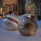 Outdoor Christmas balloon decorated ball